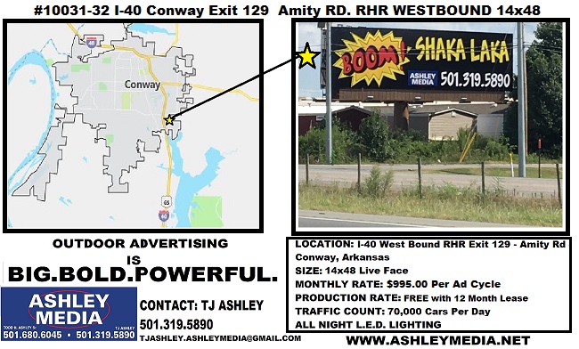 Hwy 65 Twin Groves southbound cross reader 12x36 toward Greenbrier
